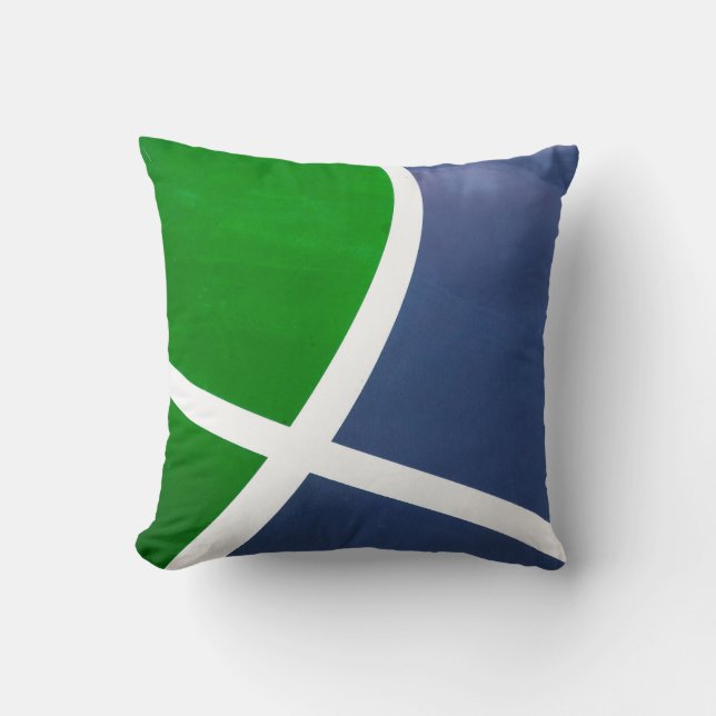 Basketball Artwork Kudde (Framsida)