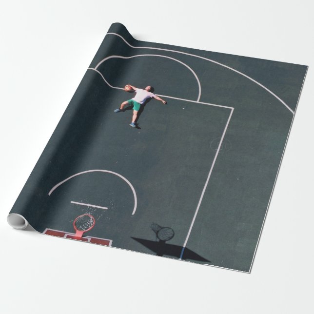 Basketball Artwork Presentpapper (Utrullad)