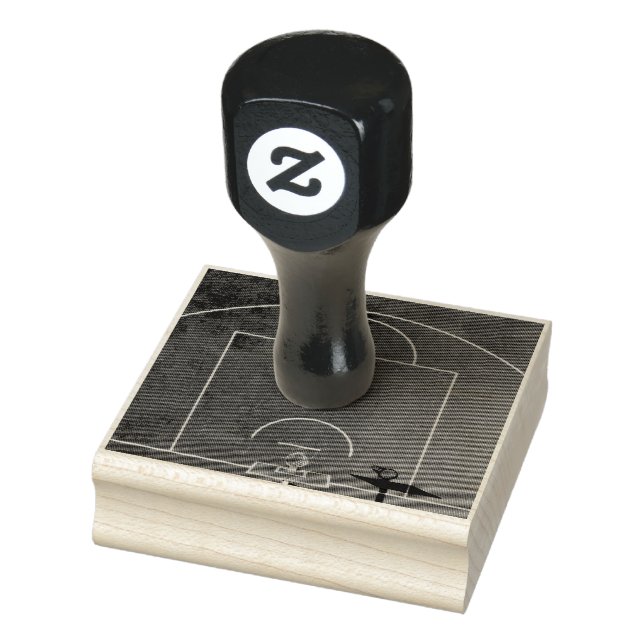 Basketball Artwork Stämpel (Stämpel)