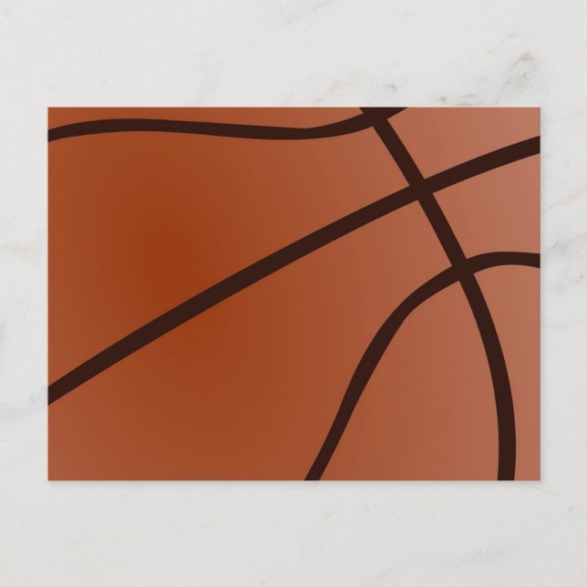 Basketball Artwork Vykort (Framsida)