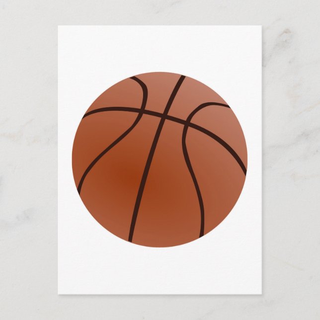 Basketball Artwork Vykort (Framsida)