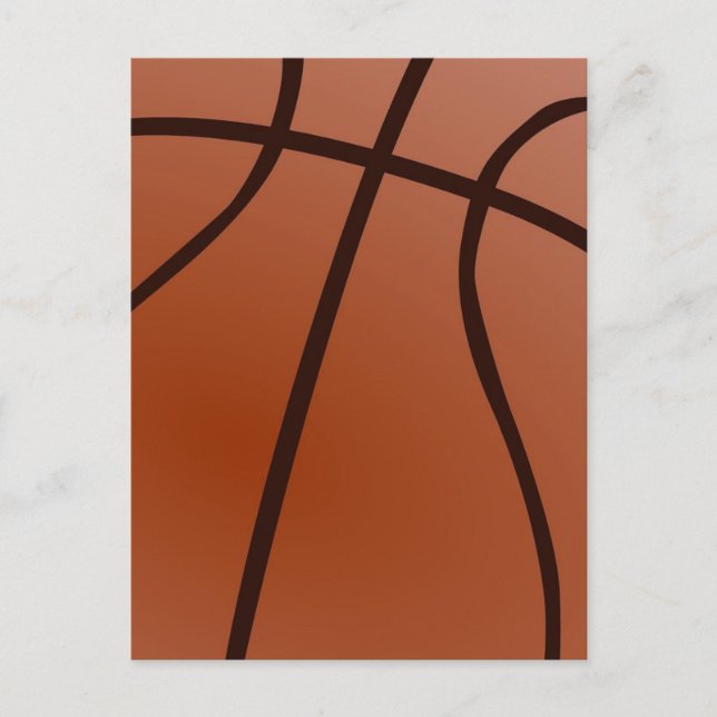Basketball Artwork Vykort (Framsida)