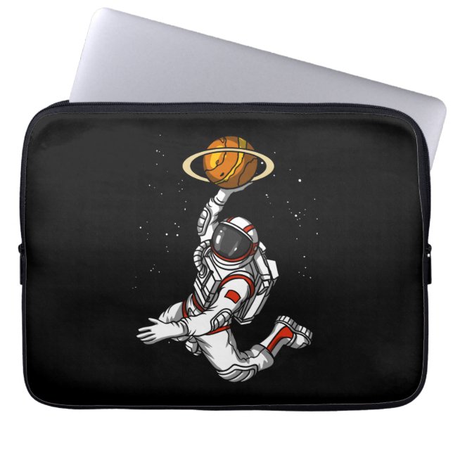 Basketball Astronaut Space Planet Cosmic Laptop Fodral (Framsidan)