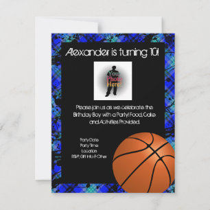 Basketball B-DAGS-inbjudan till Boy Personlig-part Inbjudningar