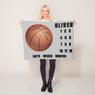 BASKETBALL Baby milsten Fleecefilt