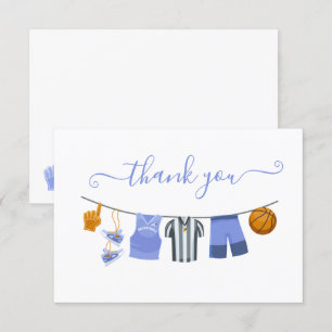 Basketball Baby Shower Clothesline Tackkort