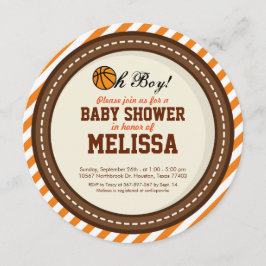 Basketball Baby Shower-inbjudan Inbjudningar