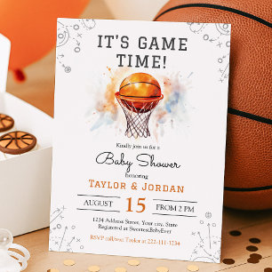 Basketball Baby Shower-inbjudan Inbjudningar
