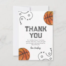 Basketball Baby Shower - tackkort Tack Kort