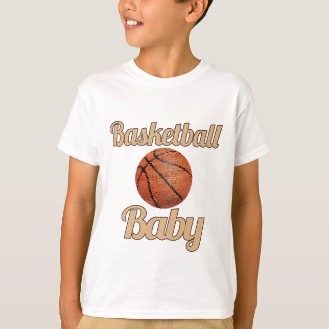 Basketball Baby T Shirt (Framsida)