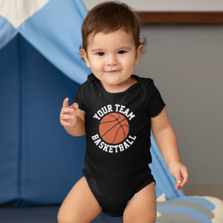 Basketball Baby Team Namn, Player Namn och nummer T Shirt