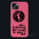 Basketball Basket Ball Girly Teen Girl Coach<br><div class="desc">Basketball Basket Ball Girly Teen Girl Coach Barely There iPhone Case</div>