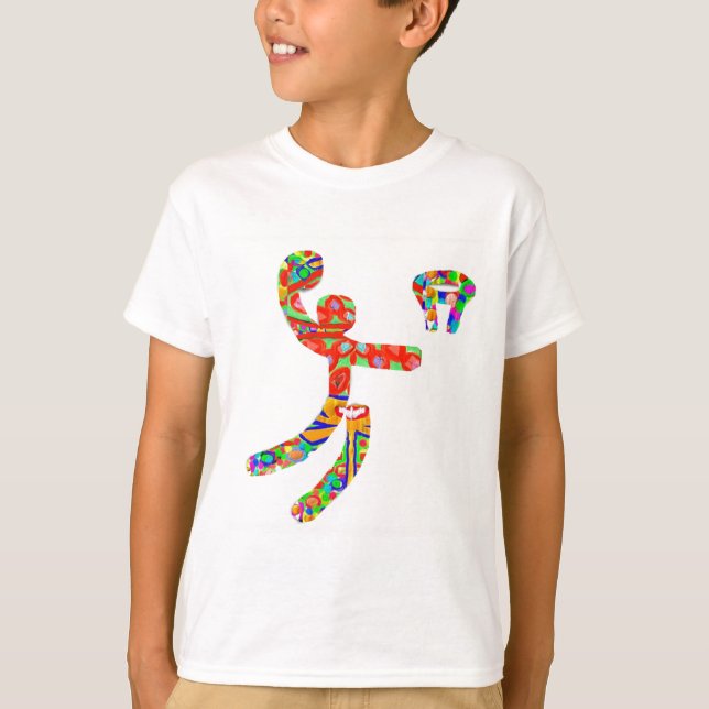 BASKETBALL Basket Boll Tee (Framsida)