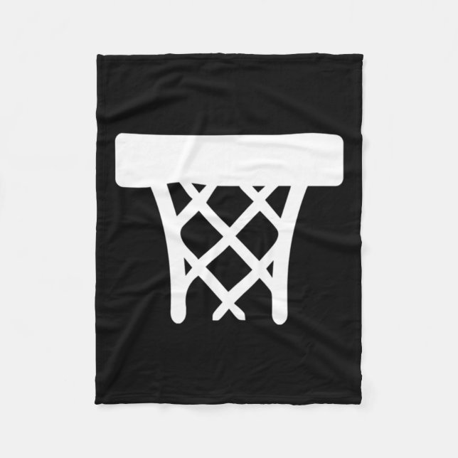 Basketball Basket Fleecefilt (Framsidan)
