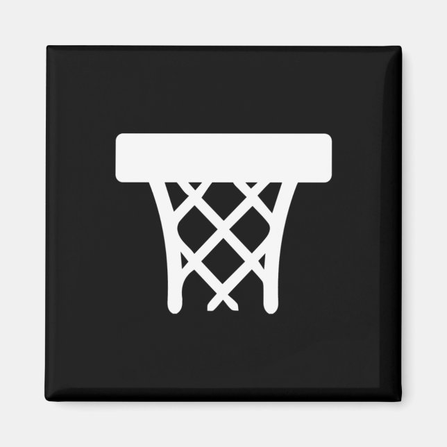 Basketball Basket Magnet (Framsidan)