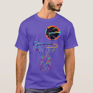 Basketball Basketball Colorful T Shirt