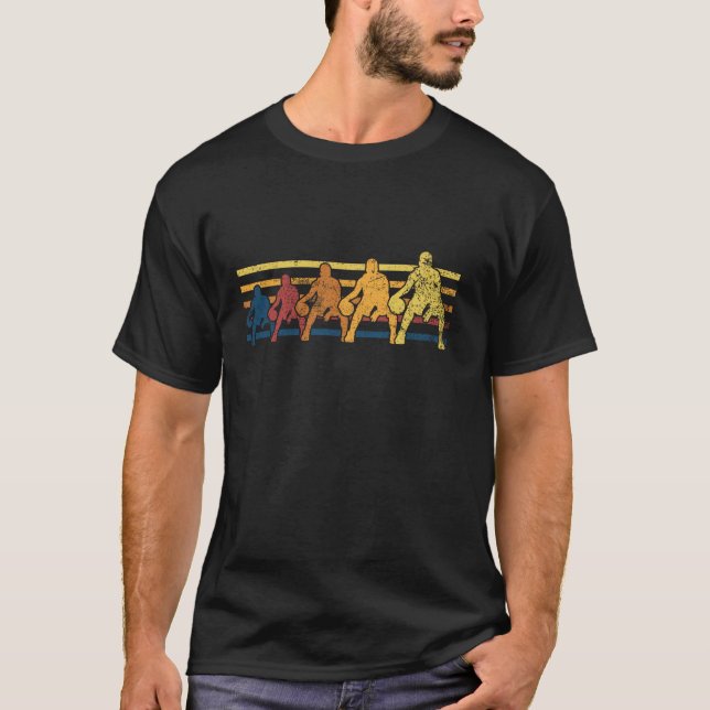 Basketball Basketball Player T Shirt (Framsida)