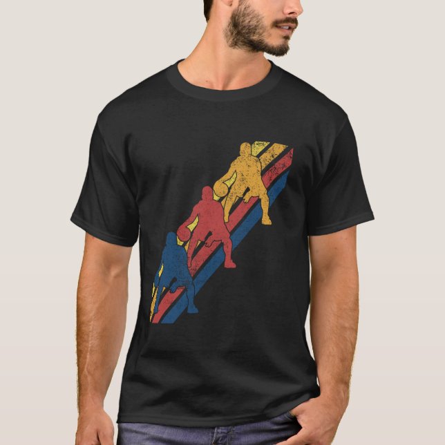 Basketball Basketball Player T Shirt (Framsida)