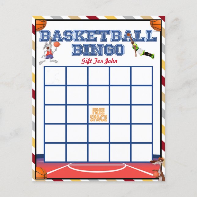 Basketball Bingo - Babyspel (Framsida)