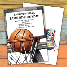 Basketball Birthday Basketball Party