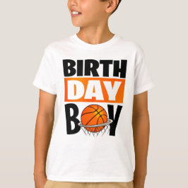 Basketball Birthday Boy T Shirt