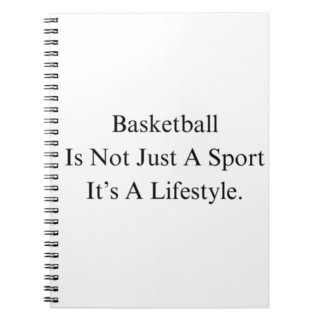 Basketball Birthday Gift för team med offert Anteckningsbok (Framsidan)
