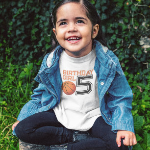 Basketball Birthday Girl T Shirt