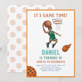Basketball Birthday-inbjudan Inbjudningar