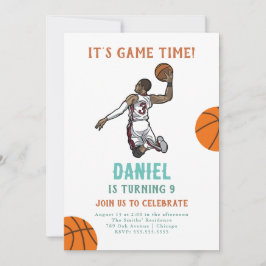 Basketball Birthday-inbjudan Inbjudningar