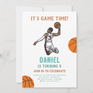 Basketball Birthday-inbjudan Inbjudningar