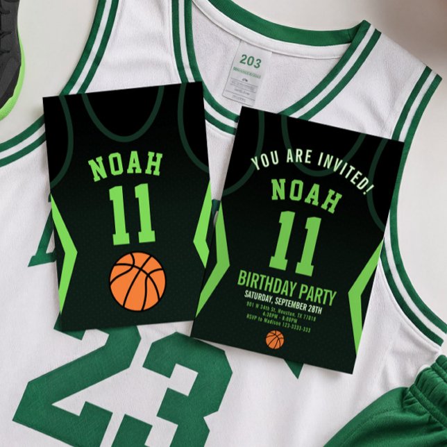 Basketball Birthday-inbjudan Inbjudningar (Skapare uppladdad)
