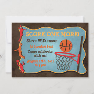 Basketball Birthday-inbjudan Inbjudningar