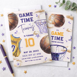 basketball birthday invitation inbjudningar