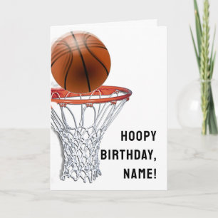 Basketball Birthday Kort
