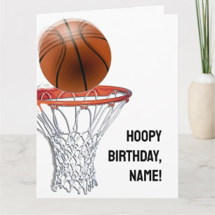 Basketball Birthday Kort