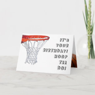 Basketball Birthday Kort