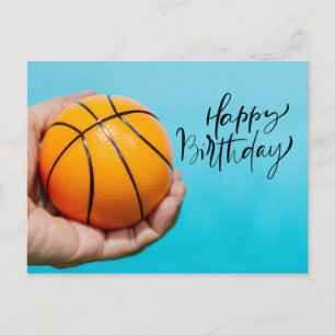 Basketball Birthday-vykort Vykort
