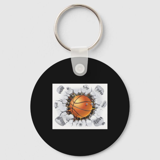 Basketball Boll 1 Nyckelring (Framsida)