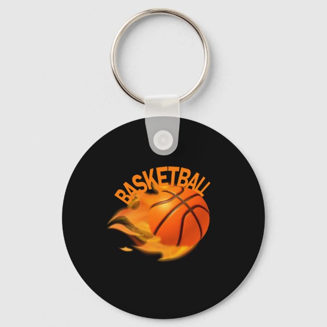 Basketball Boll 2 Nyckelring (Framsida)