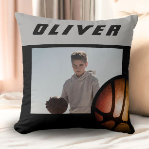 Basketball Boll Anpassningsbar Photo och Namn Kudde