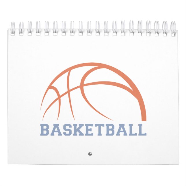 Basketball Boll design för långfärdsbussar Kalender (Omslag)