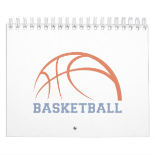 Basketball Boll design för långfärdsbussar Kalender