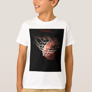 Basketball Boll i aktion T Shirt