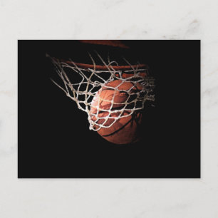 Basketball Boll i aktion Vykort