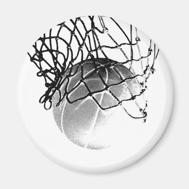 Basketball Boll Magnet (Framsidan)