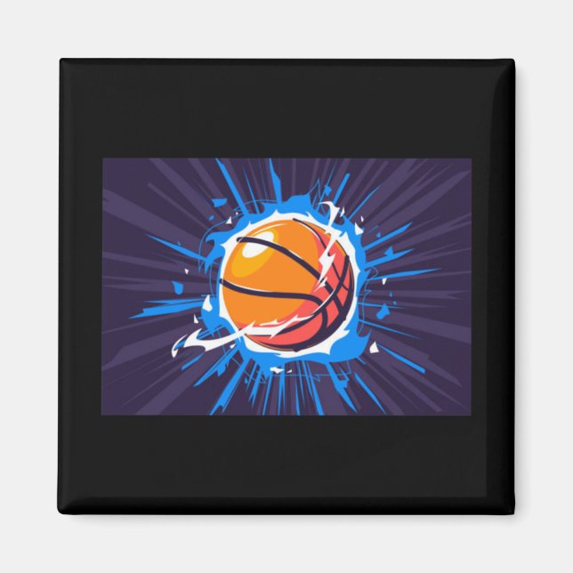 Basketball Boll Magnet (Framsidan)