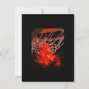 Basketball Boll & Net-inbjudningar Inbjudningar