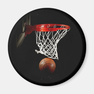 Basketball Boll & Net Magnet