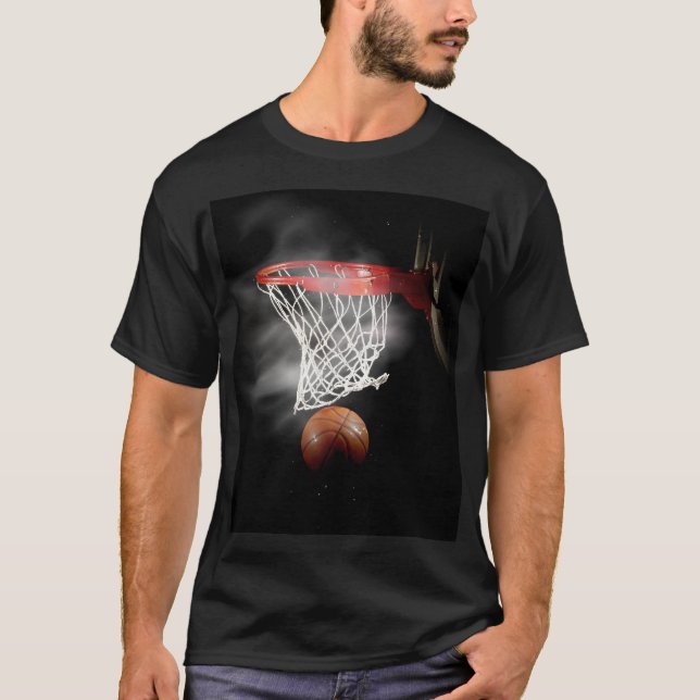 Basketball Boll & Net T-shirt (Framsida)