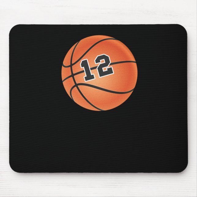 Basketball Boll nummer 12 Musmatta (Framsidan)